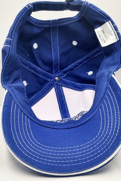 Snap Tea From Snapple Blue and White Logo Hat Cap Adjustable Strap One Size Fits - Picture 2 of 5